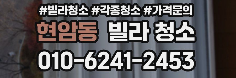 현암동 빌라 청소