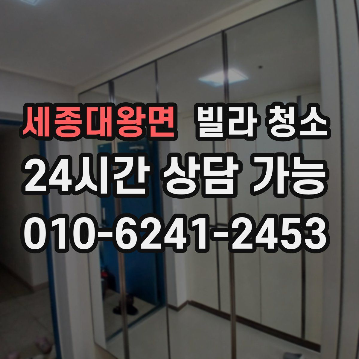 세종대왕면 빌라 청소