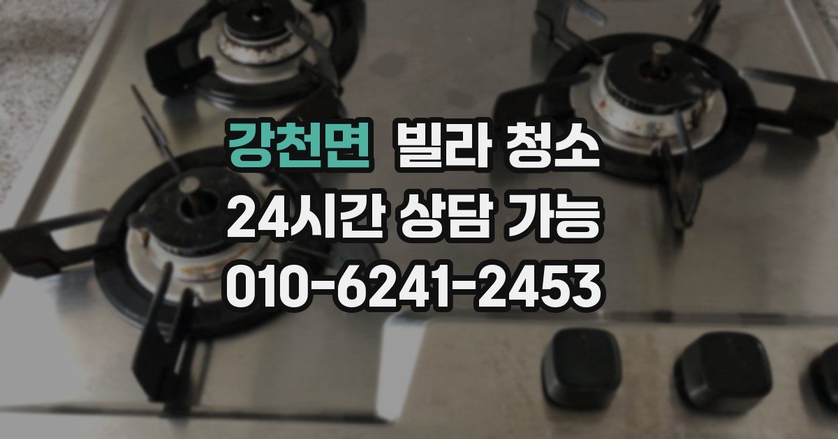 강천면 빌라 청소