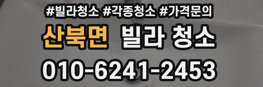 산북면 빌라 청소
