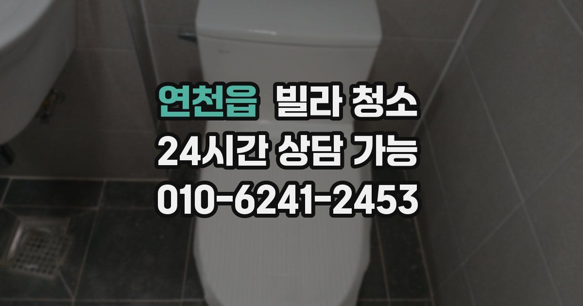 연천읍 빌라 청소