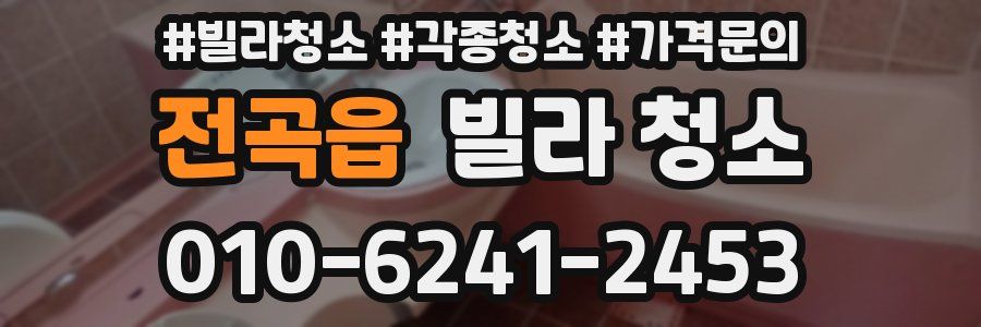 전곡읍 빌라 청소