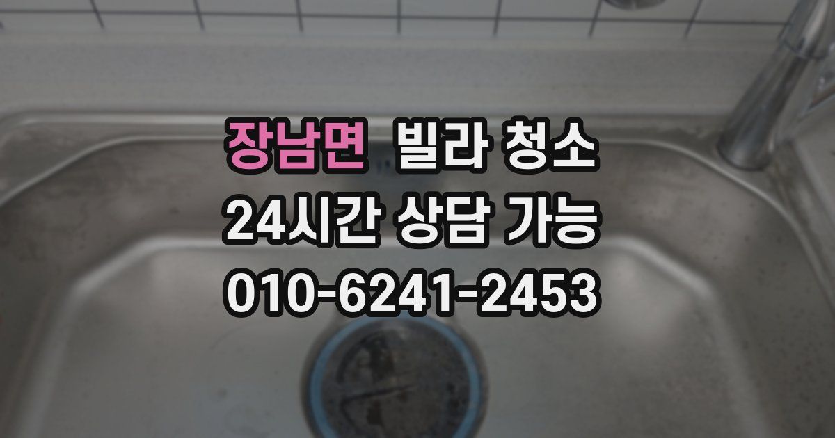 장남면 빌라 청소