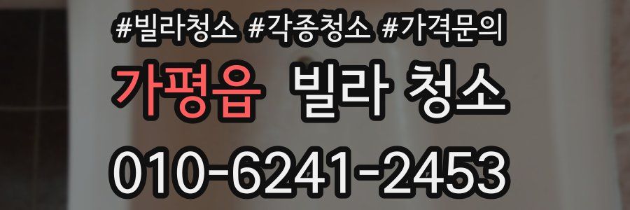 가평읍 빌라 청소