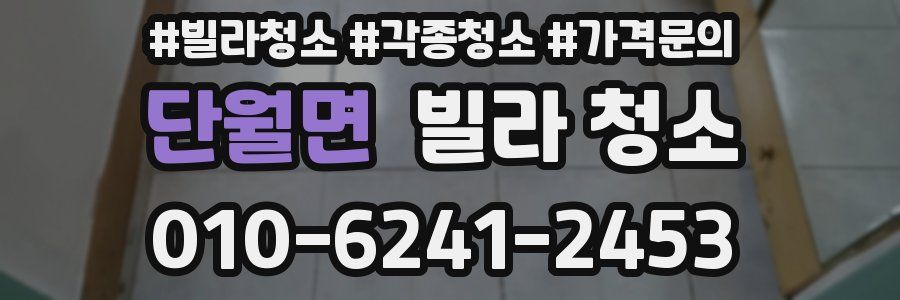 단월면 빌라 청소