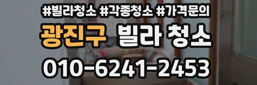 광진구 빌라 청소