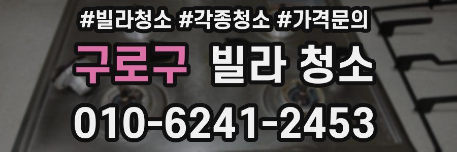 구로구 빌라 청소