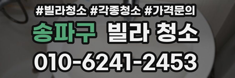 송파구 빌라 청소