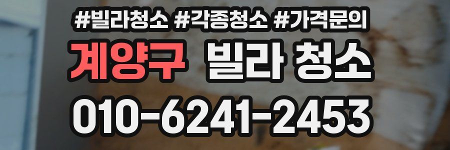 계양구 빌라 청소