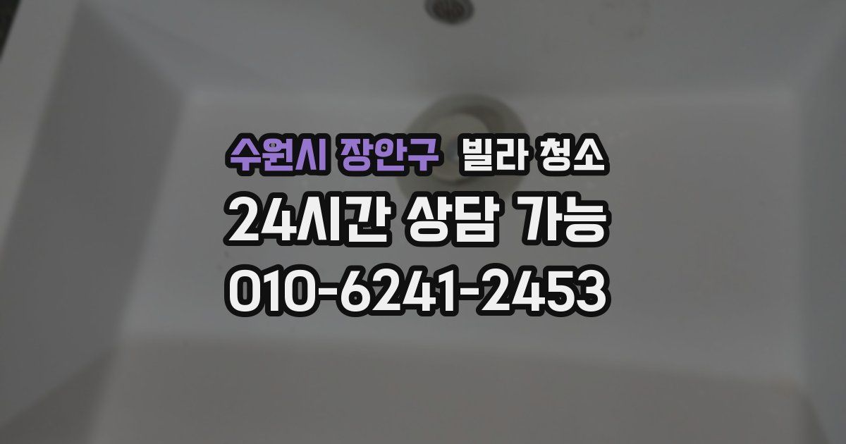 수원시 장안구 빌라 청소