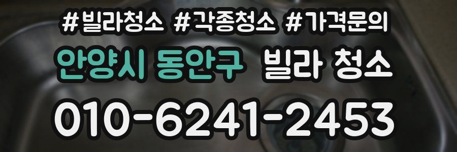 안양시 동안구 빌라 청소