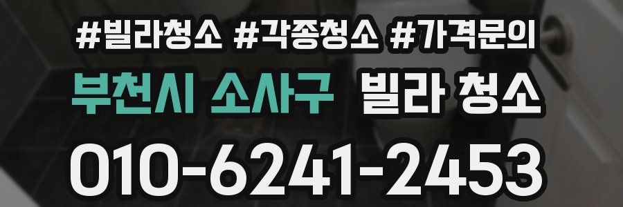 부천시 소사구 빌라 청소
