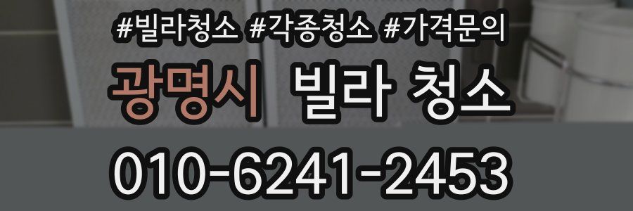 광명시 빌라 청소