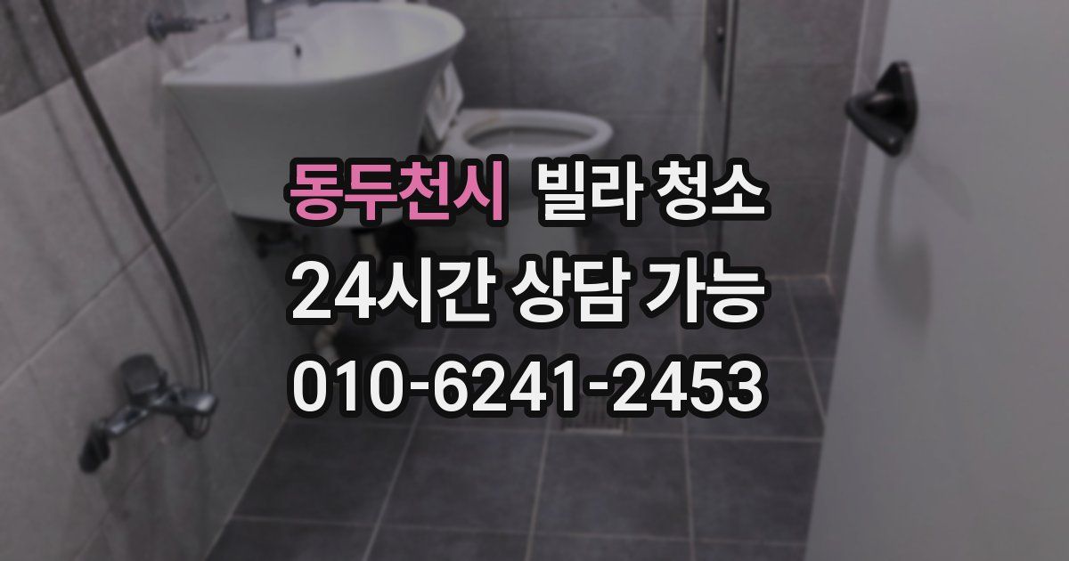 동두천시 빌라 청소