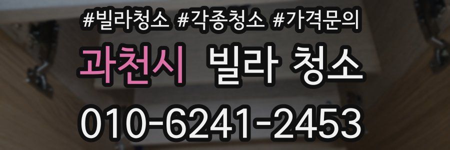 과천시 빌라 청소