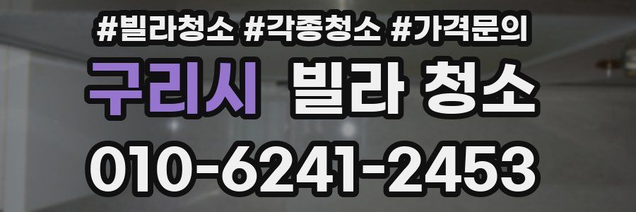 구리시 빌라 청소