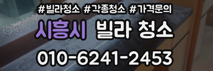 시흥시 빌라 청소