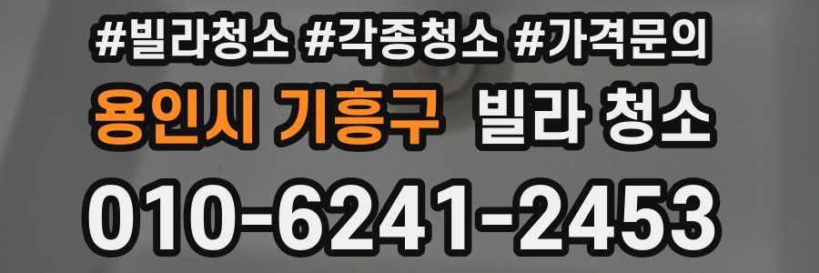 용인시 기흥구 빌라 청소