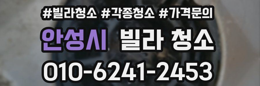 안성시 빌라 청소