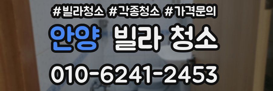 안양 빌라 청소
