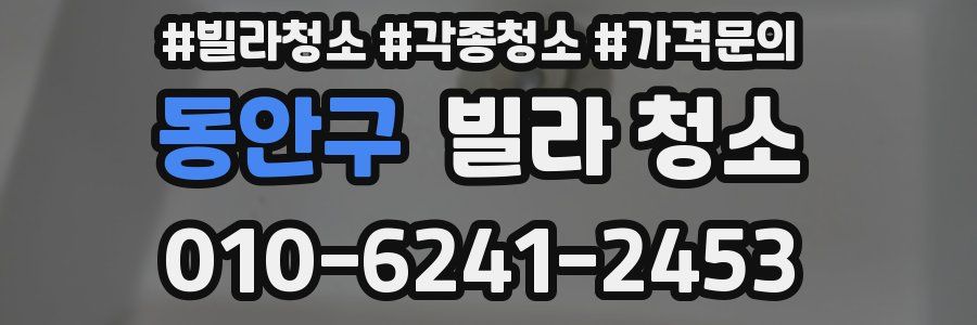 동안구 빌라 청소