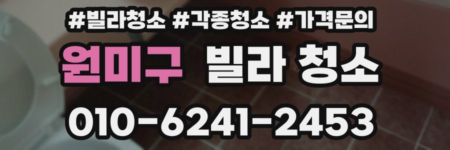 원미구 빌라 청소