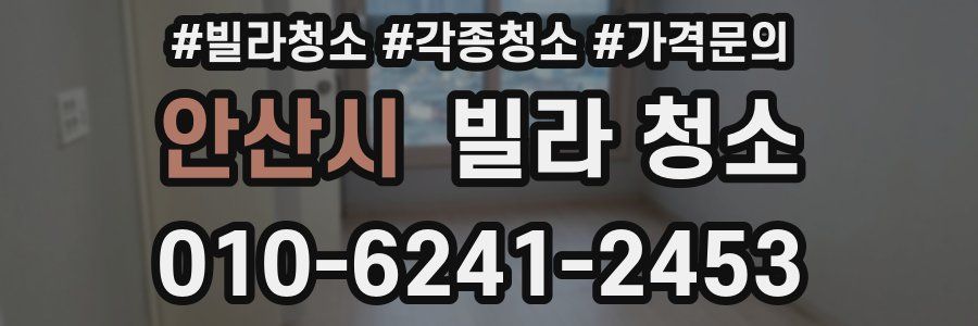 안산시 빌라 청소