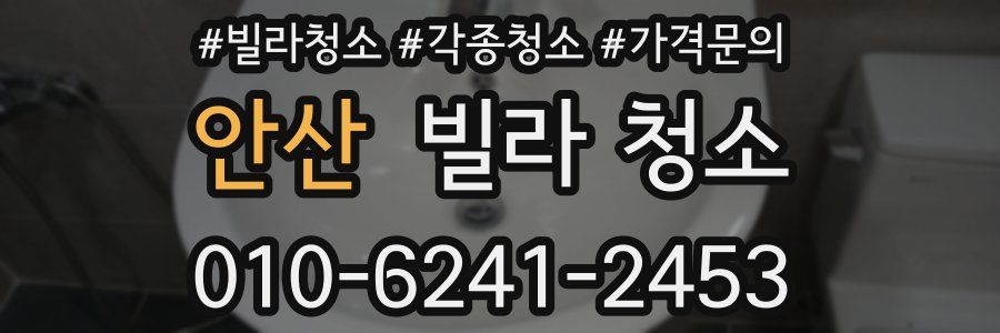 안산 빌라 청소