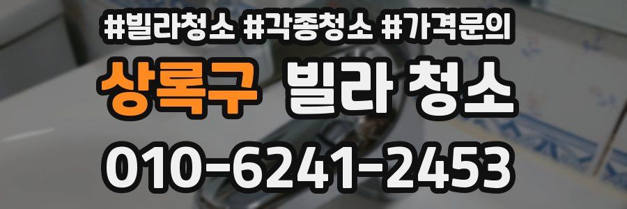 상록구 빌라 청소