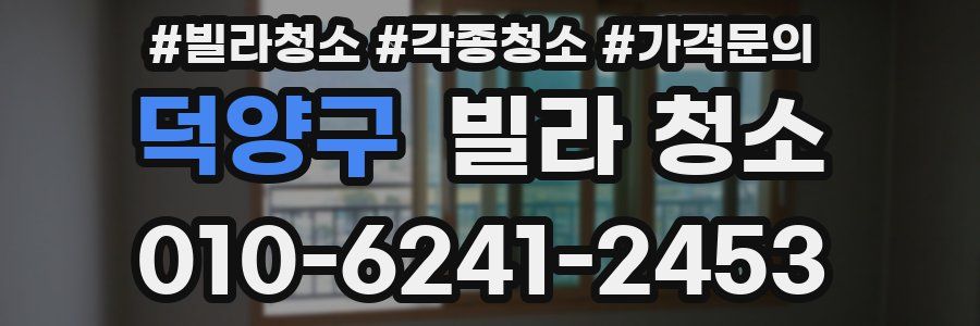 덕양구 빌라 청소