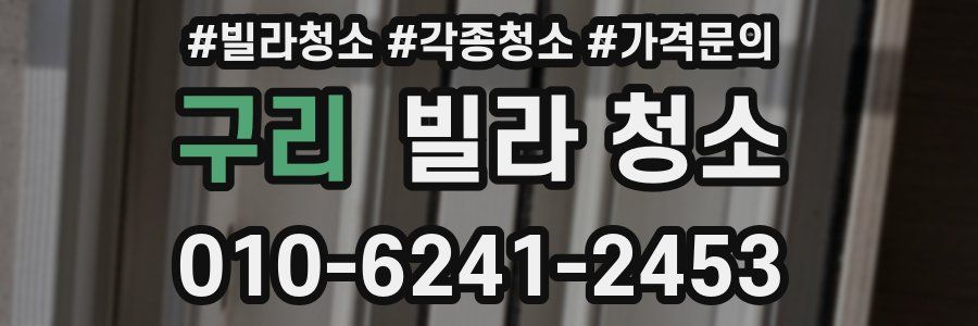 구리 빌라 청소