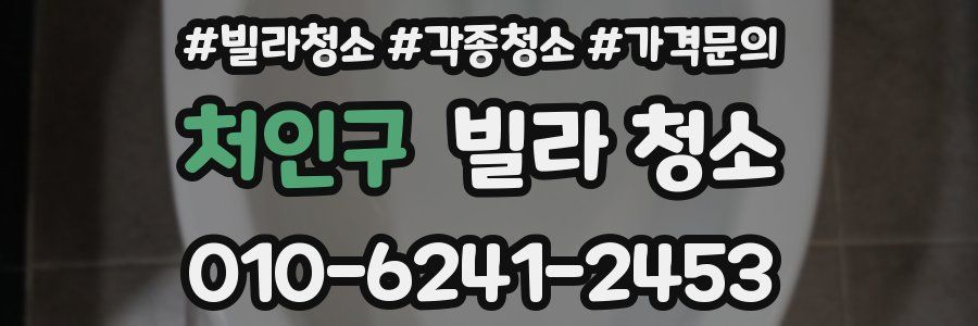 처인구 빌라 청소