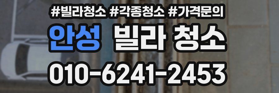 안성 빌라 청소
