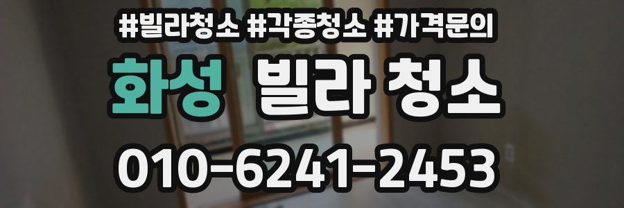 화성 빌라 청소