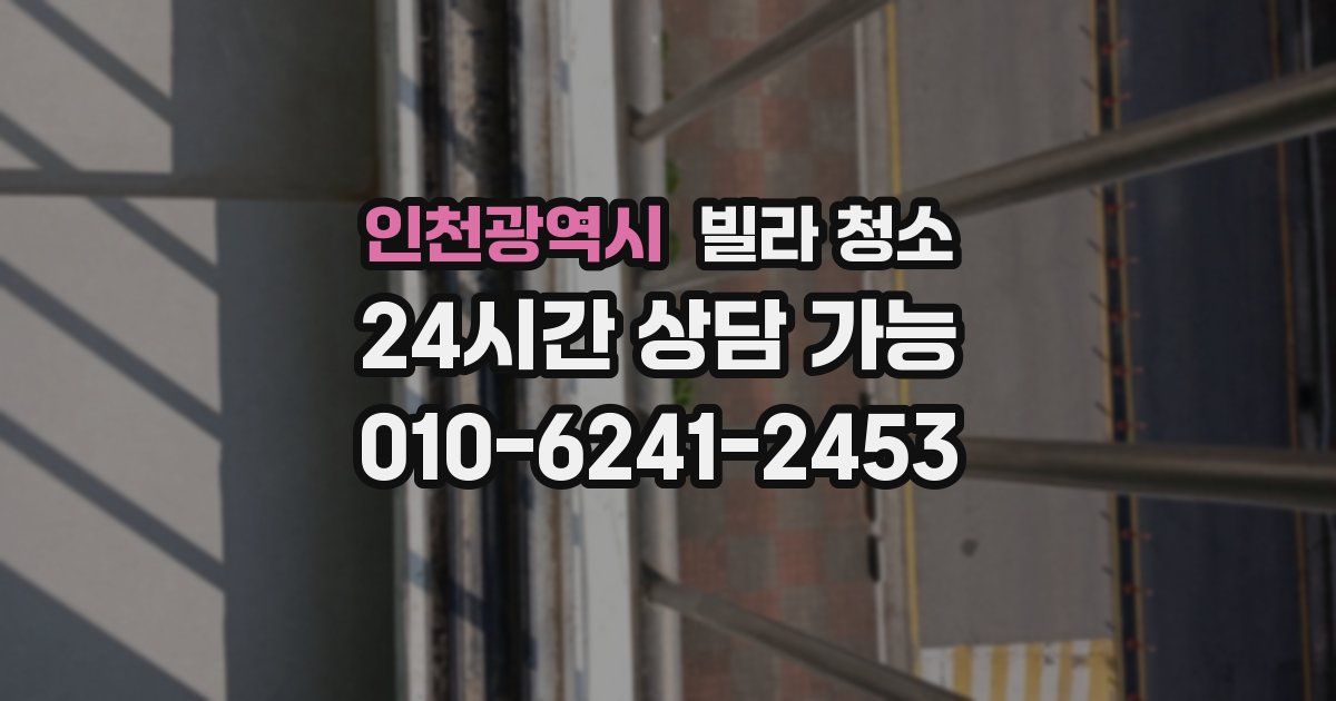 인천광역시 빌라 청소