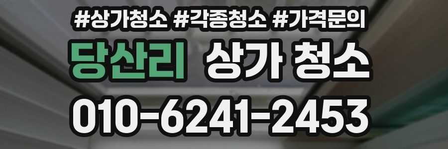 당산리 상가 청소
