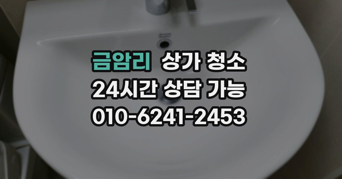 금암리 상가 청소
