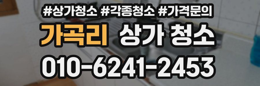 가곡리 상가 청소