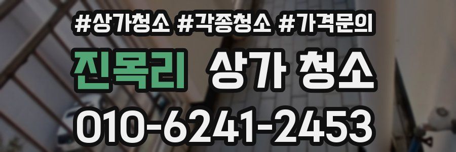 진목리 상가 청소