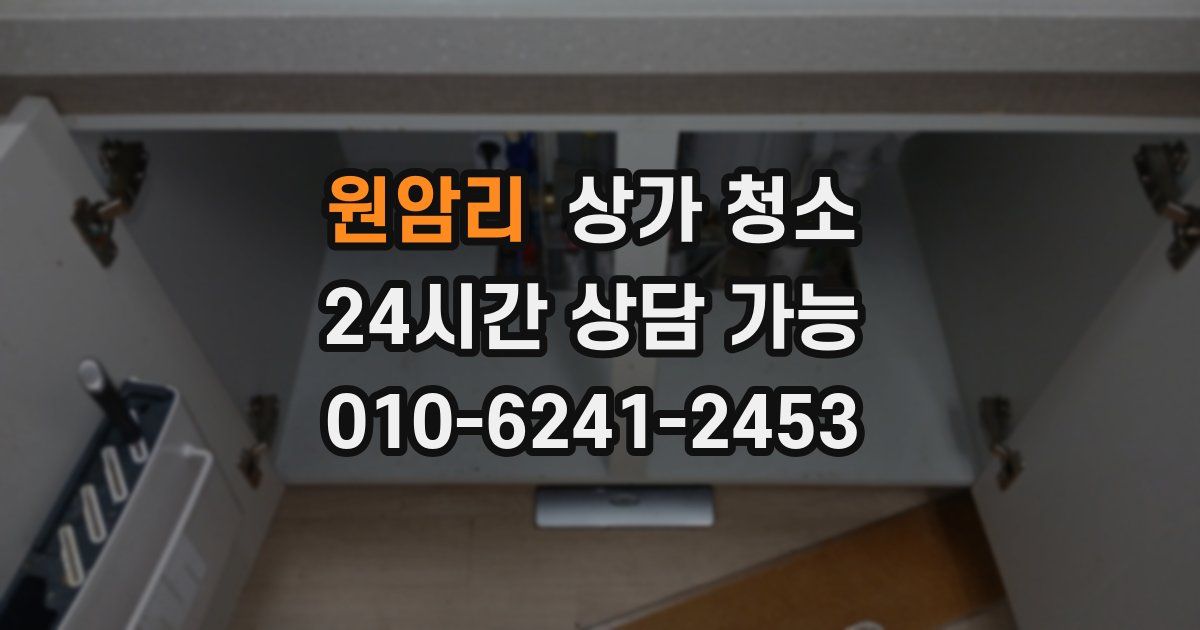 원암리 상가 청소