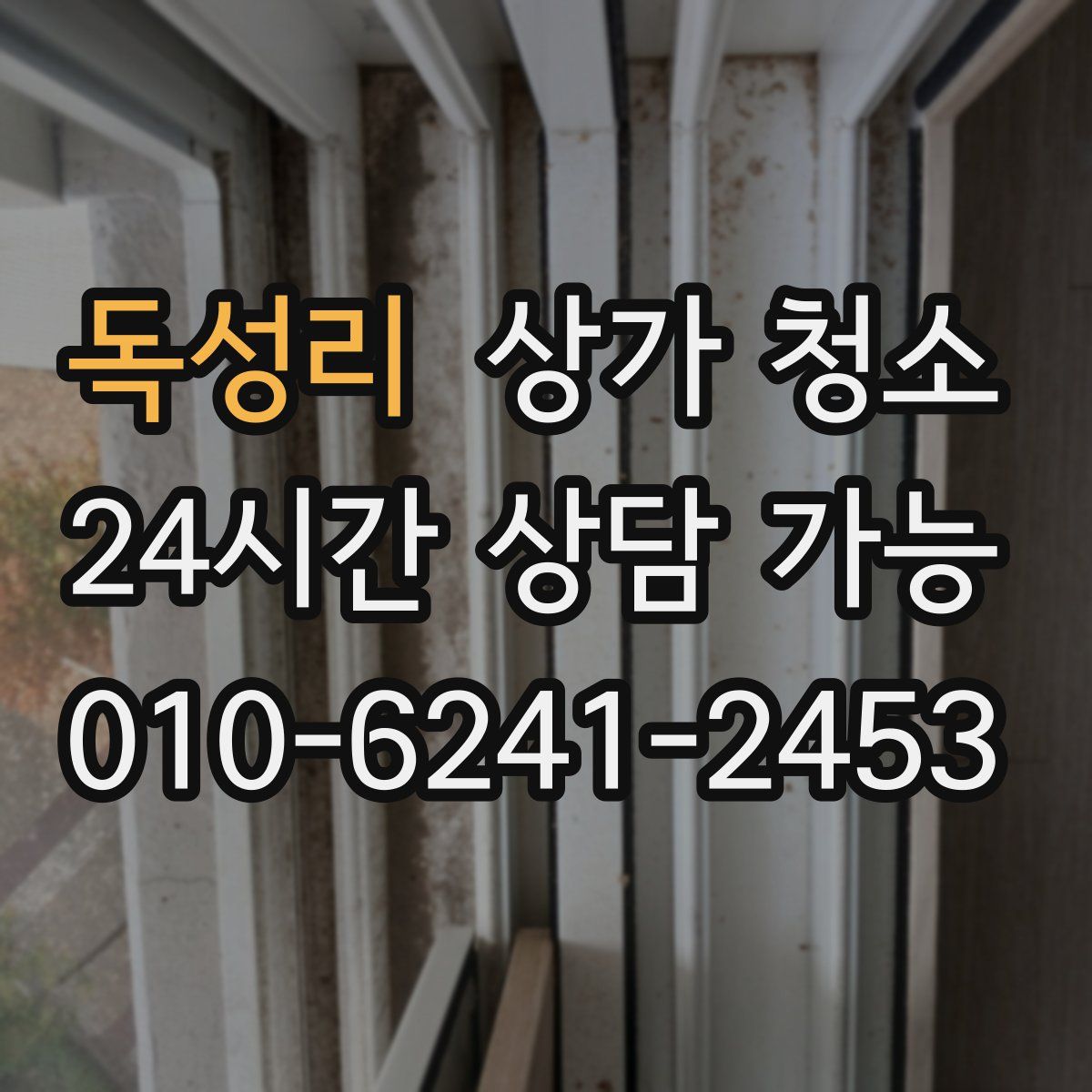 독성리 상가 청소