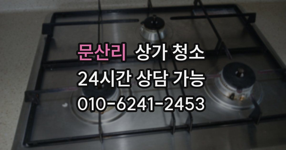 문산리 상가 청소