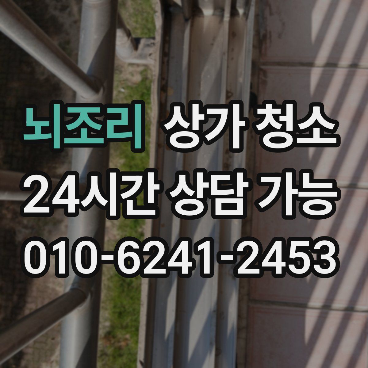 뇌조리 상가 청소