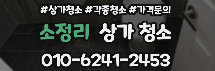소정리 상가 청소