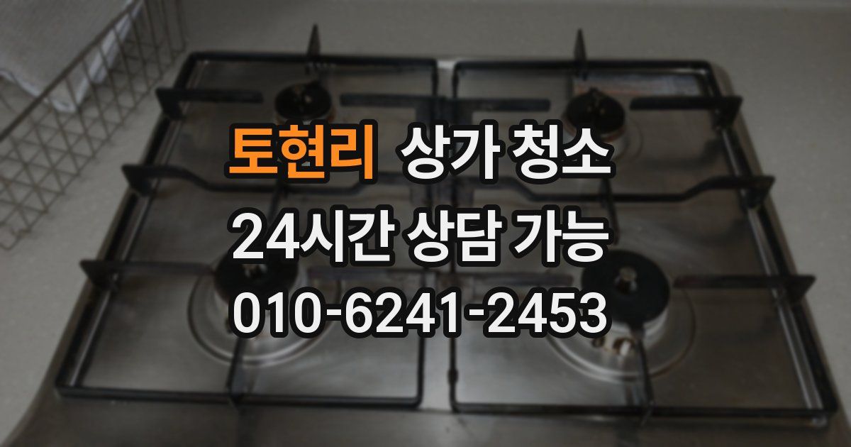 토현리 상가 청소