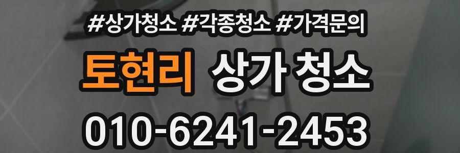 토현리 상가 청소