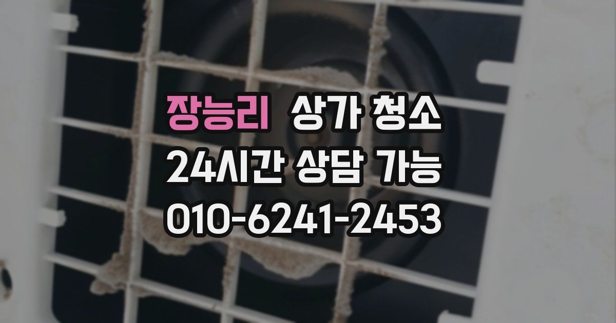 장능리 상가 청소