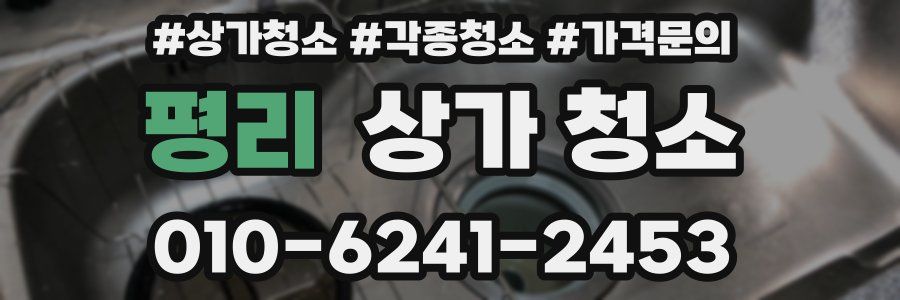 평리 상가 청소