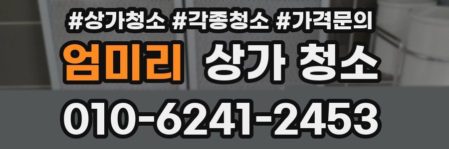 엄미리 상가 청소