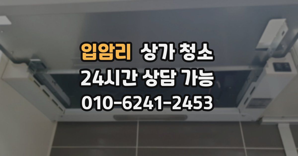 입암리 상가 청소